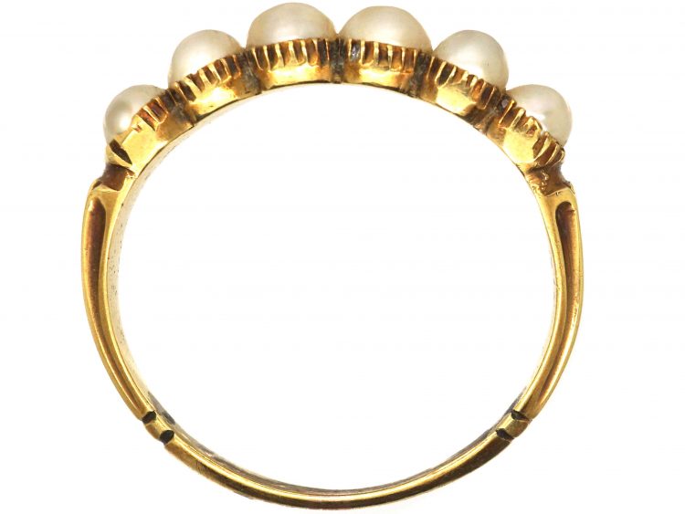 Regency 15ct Gold & Natural Split Pearl Ring