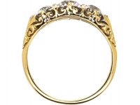 Victorian 18ct Gold Three Stone Diamond Ring