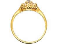 Edwardian 18ct Gold, Diamond Cluster Ring
