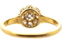 Edwardian 18ct Gold, Diamond Cluster Ring