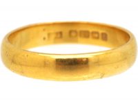 22ct Gold Wedding Ring Assayed in 1935