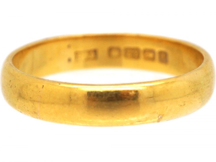 22ct Gold Wedding Ring Assayed in 1935