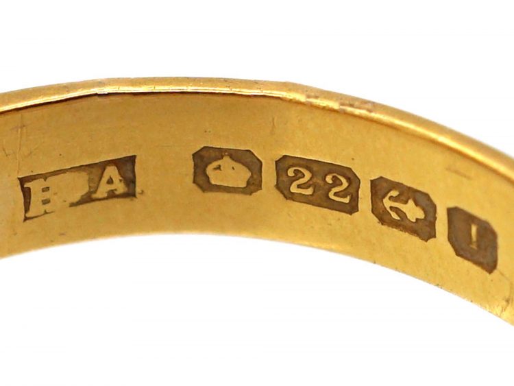22ct Gold Wedding Ring Assayed in 1935