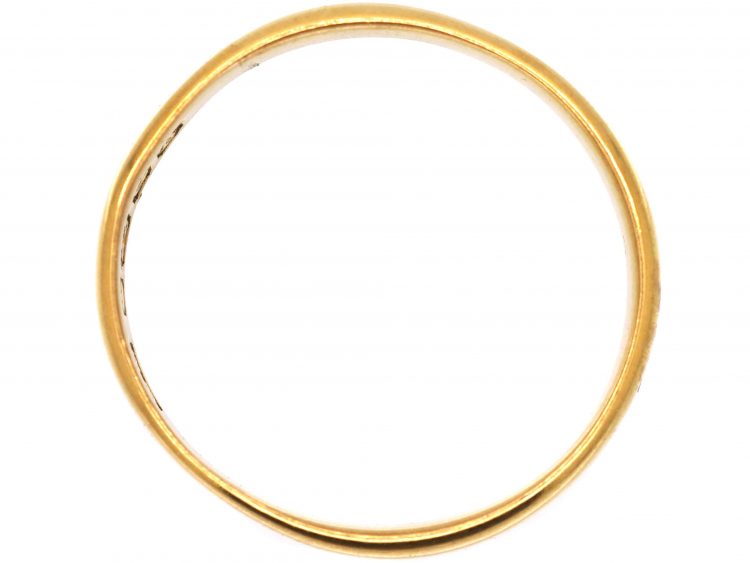 22ct Gold Wedding Ring Assayed in 1925