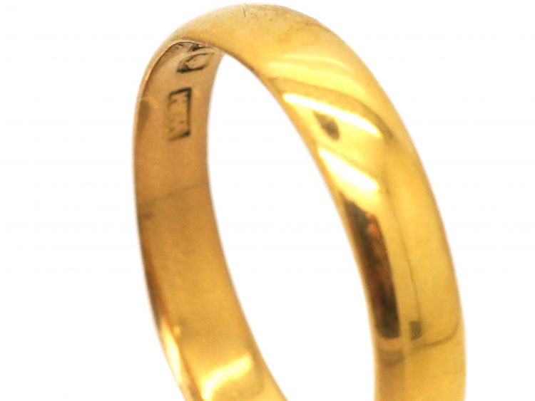 22ct Gold Wedding Ring Assayed in 1925