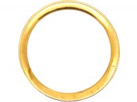 Georgian 18ct Gold & Black Enamel Mourning Ring