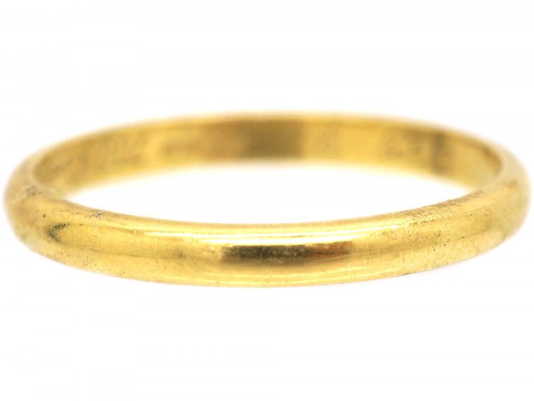 18ct Gold Wedding Ring by Cartier