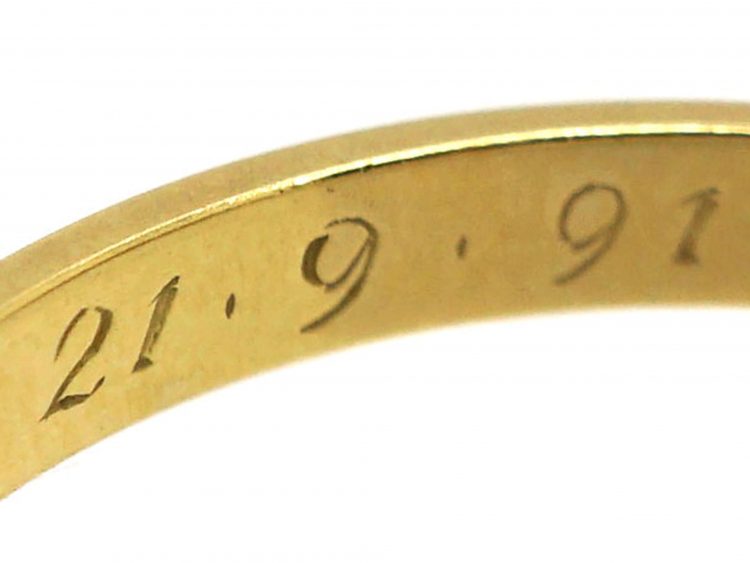 18ct Gold Wedding Ring by Cartier