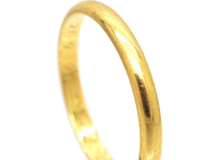 18ct Gold Wedding Ring by Cartier