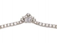 Art Deco Platinum & Diamond Necklace