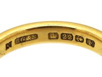 22ct Gold Wedding Ring Assayed in 1930 by Charles Green & Sons