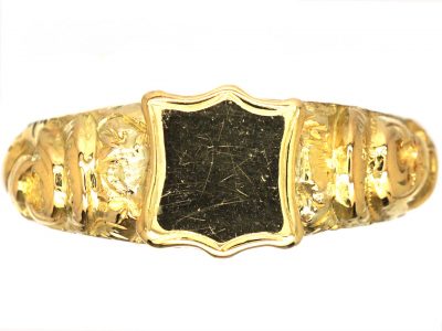 Edwardian 15ct Gold Bangle set with Green Garnets & Diamonds