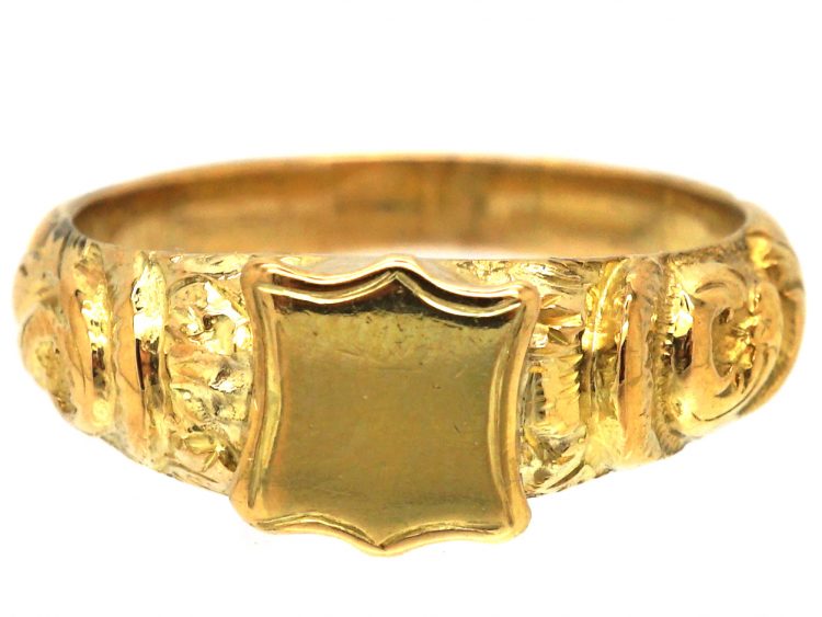 Georgian 15ct Gold Signet Ring
