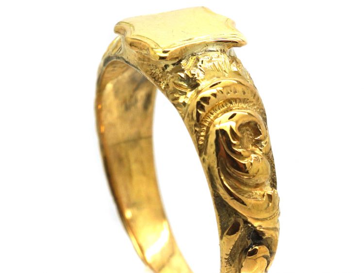 Georgian 15ct Gold Signet Ring