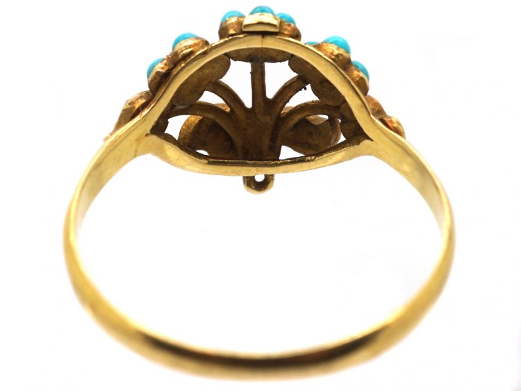 Regency 15ct Gold Forget me Not Ring