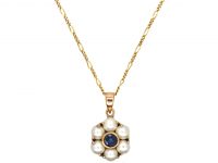 Regency 15ct Gold Forget me Not Ring Regency 15ct Gold Forget me Not Ring