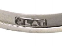 Mid Century Platinum Three Stone Diamond Ring