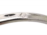Early 20th Century French Platinum Solitaire Diamond Ring