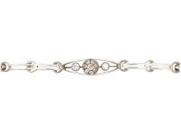 Early 20th Century Russian 14ct White & Yellow Gold Bracelet set with Diamonds Early 20th Century Russian 14ct White & Yellow Gold Bracelet set with Diamonds