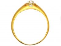 Victorian 18ct Gold Diamond Solitaire Ring