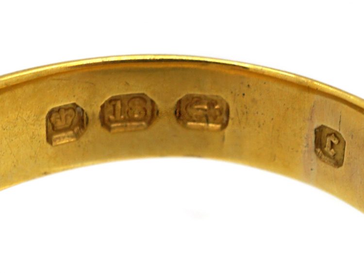Victorian 18ct Gold Diamond Solitaire Ring
