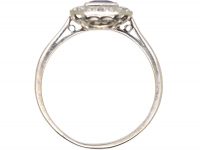 Art Deco Platinum, Sapphire & Diamond Octagonal Ring