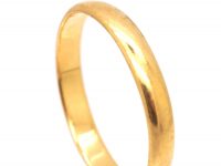 18ct Gold Wedding Ring Assayed in 1910