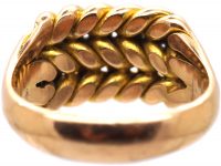 Edwardian 9ct Gold Illusion Keeper Ring