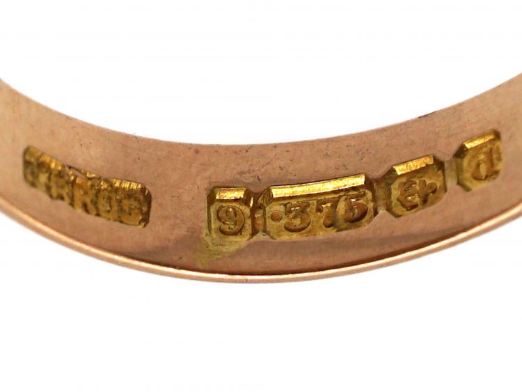 Edwardian 9ct Gold Illusion Keeper Ring