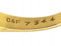 18ct Yellow & White Gold, Ruby & Diamond Half Eternity Ring by Cropp & Farr