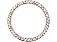 Schlumberger for Tiffany & Co Rope Two Row Platinum Ring