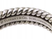 Schlumberger for Tiffany & Co Rope Two Row Platinum Ring