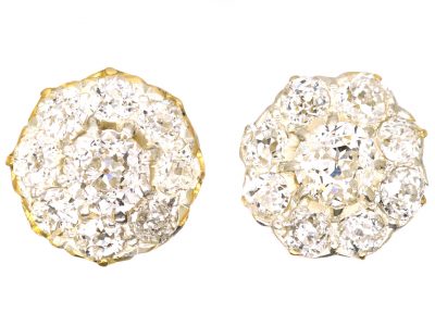 18ct Gold Diamond Stud Earrings
