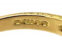 18ct Gold Diamond Solitaire Ring with Diamond set Shoulders & Sides by Boodles