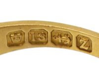 Victorian 18ct Gold Diamond Cluster Gypsy Ring