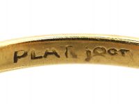 Early 20th Century 18ct Gold & Platinum Three Stone Diamond Ring