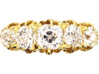 Victorian 18ct Gold Five Stone Diamond Ring