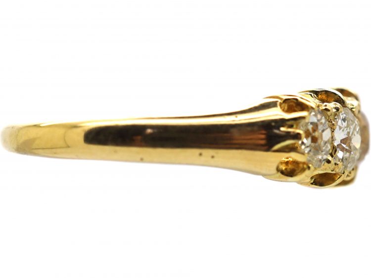 Victorian 18ct Gold Five Stone Diamond Ring