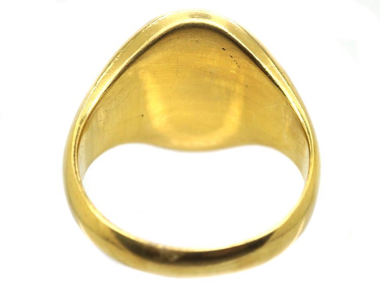 Early 20th Century 18ct Gold & Platinum Signet Ring