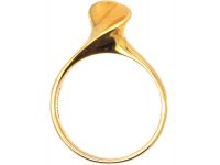 Vintage 14ct Gold Twist Ring by Hans Hansen