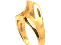 Vintage 14ct Gold Twist Ring by Hans Hansen