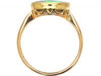 Early 20th Century 15ct Gold Ring set with a Black Opal