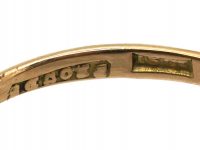 Early 20th Century 15ct Gold Ring set with a Black Opal