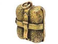 Victorian 15ct Gold Suitcase Locket
