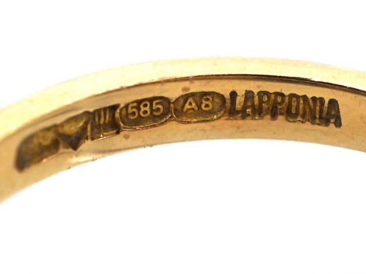 Vintage 14ct Gold Ring by Björn Weckström for Lapponia