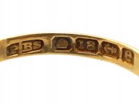 Edwardian 18ct Gold Forget me Not Ring set with Turquoise