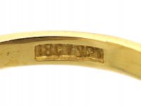 Early 20th Century Diamond Solitaire Ring with Diamond Set Shoulders
