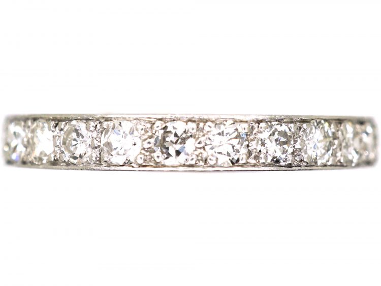 Early 20th Century Platinum & Diamond Eternity Ring