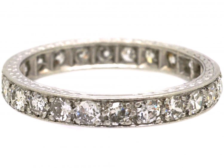 Early 20th Century Platinum & Diamond Eternity Ring
