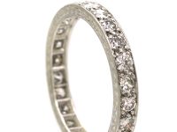 Early 20th Century Platinum & Diamond Eternity Ring